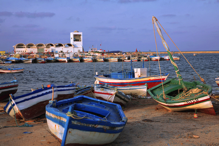 Tunisia, Kerkennah Islands, Port d'Attaya (photo)