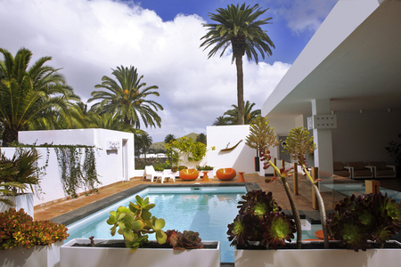 Lanzarote island, home, Cesar Manrique museum in the village of Haria (photo)