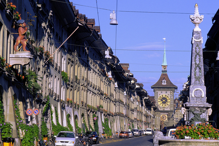 Switzerland: Bern: old town: