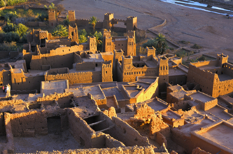 Morocco, Atlas, perched village of Ait Benhaddou (photo)