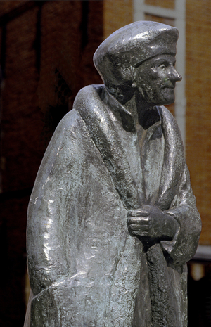 Statue of Erasmus, Leuven, Belgium (photo)