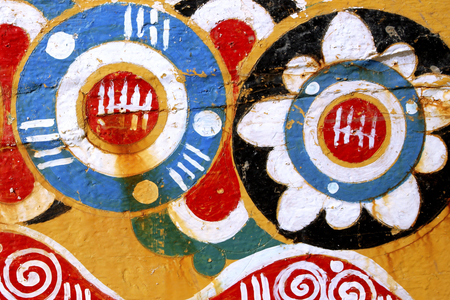 Senegal, pirogue detail at Mboro (photo)