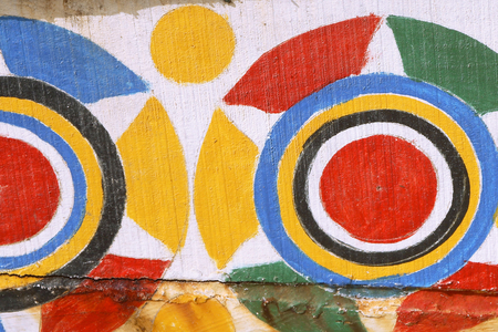 Senegal, detail pirogue in St, Louis (photo)