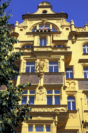 Czech Republic, Prague, Detail architecture (photo)