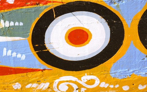 Senegal, detail pirogue in St, Louis (photo)