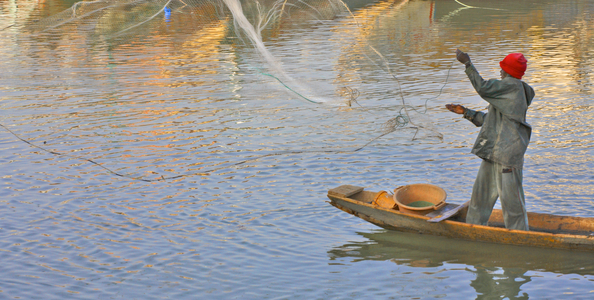 Senegal, hawk fishing (photo)
