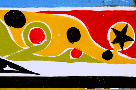 Senegal, pirogue decor in Kayar (photo)