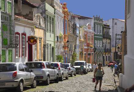 "Le Pelourinho", Upper Town, Historic District, Salvador de Bahia, Bahia State, Brazil (photo)