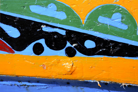 Senegal, pirogue decor in Kayar (photo)