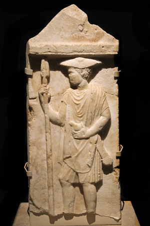 Macedonian funeral stele, Greece (sculpture)