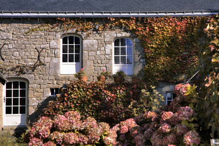 Brittany - Morbihan - department 56 - Chaumiere Bretonne