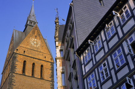 Old town, church at the former market square, Hanover, Lower Saxony, Germany (photo)