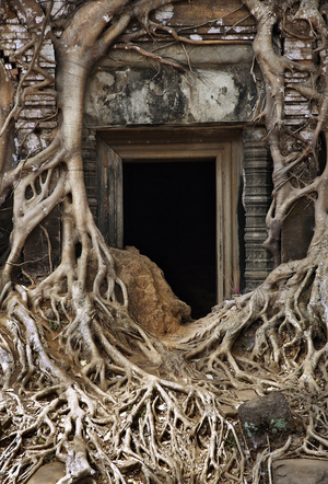 Temple of Prasat Bram, remote Angkorian site in Koh Ker, Cambodia (photo)