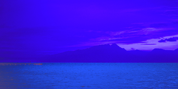 French Polynesia, Tahiti Island, sunrise (photo)
