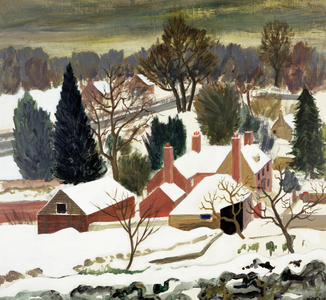 First Fall, Kent (oil on canvas)