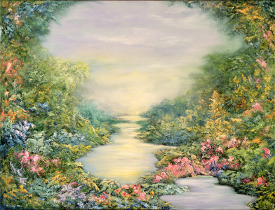 Flower Symphony, 1997 (oil on canvas)