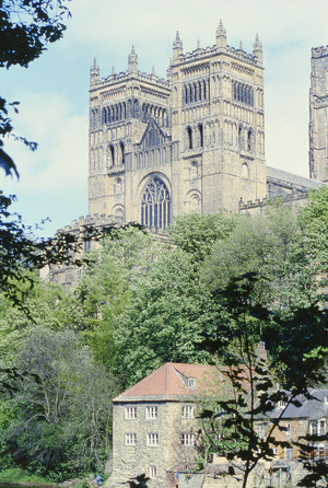 West towers of Durham Cathedral, c.1093 (photo)