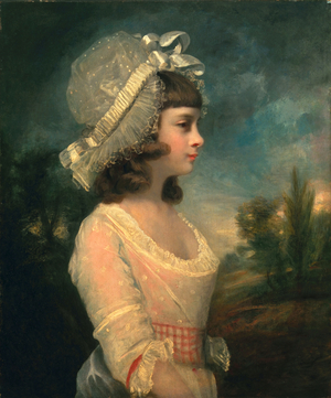 The Hon. Theresa Parker, later the Hon. Theresa Villiers, 1787 (oil on canvas)
