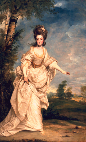 Diana, Viscountess Crosbie, 1777 (oil on canvas)