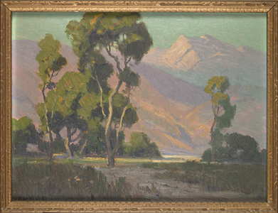 California landscape (oil on canvas)
