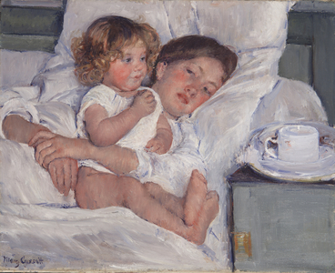 Breakfast in Bed, 1897 (oil on canvas)