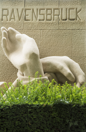 Monument to the dead of Ravensbruck, Pere Lachaise cemetery, Paris (photo)