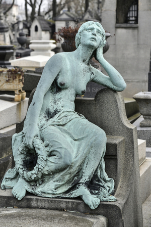 Pere Lachaise cemetery, Paris (photo)