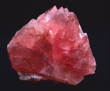 Red fluorine One of the most beautiful red fluorine crystal in the world finds in Chamonix