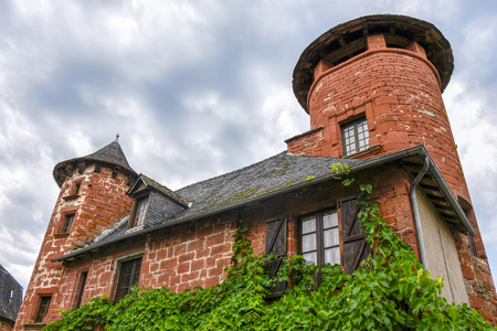Collonges-la-Rouge/city of the twenty-five towers/Correze/France
