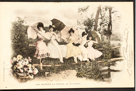 Old postcard/Seasons
