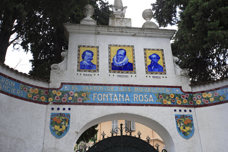 Garden of Fontana Rosa novelists/Jardin de Vicente Blasco Ibanez