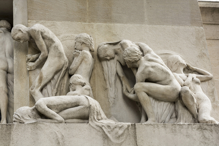Monument to the Dead, Pere Lachaise cemetery, Paris (photo)