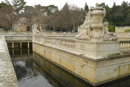 Fountain Garden/Roman Baths/Nimes/Gard/Languedoc Roussillon/France