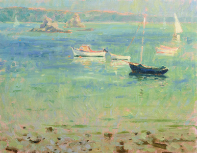 Low Tide, Still Afternoon (oil on canvas)