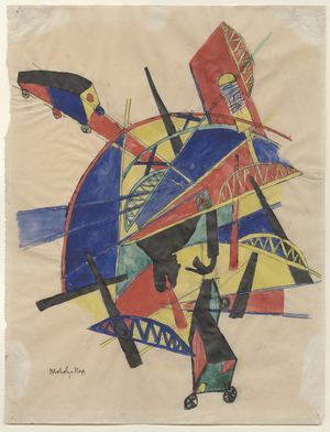 Bridges, 1920-21 (w/c and Indian ink)