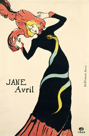Poster for Jane Avril, 1899 (litho)