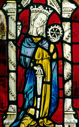 St. Catherine (stained glass)