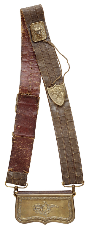 Baldric belonging to General Philip Kearny (leather & metal)