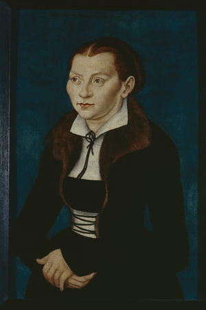 Portrait of Katharina von Bora (Katharina Luther), 1529 (oil on panel)