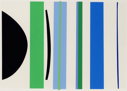 Blue and Green Verticals, c.2005 (print)