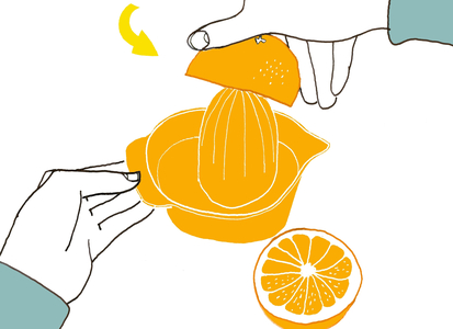Orange Squeeze, 2008-09 (mixed media)