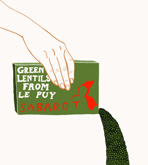 Lentils, 2008-09 (mixed media)
