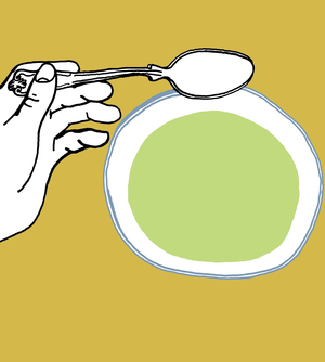 Asparagus Soup. 2009 (mixed media)