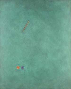 Estuary (2/2), 1995 (acrylic & wax on canvas)