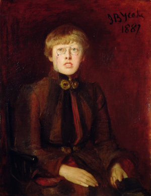 Katherine Tynan Hinkson, 1887 (oil on canvas)