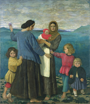 Decorative Group, 1908 (oil on canvas)