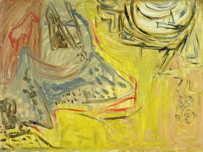 Rubbish Dump, 1958 (oil on board)