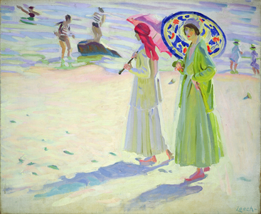 Beach, South of France, 1926 (oil on canvas)