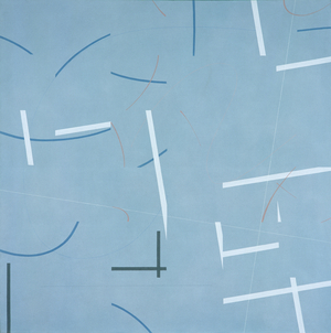 Sound Reference II, 1981 (acrylic on canvas)