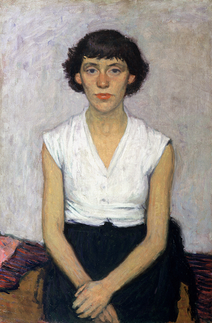 Portrait of a Girl, 1950 (oil on canvas)